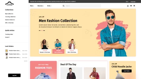 Clothing Store WordPress Theme