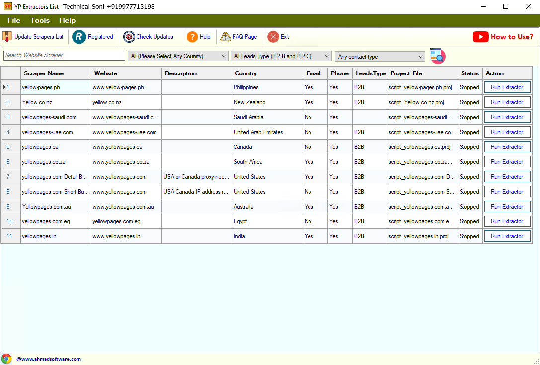 Yellow Pages Extractor Faster